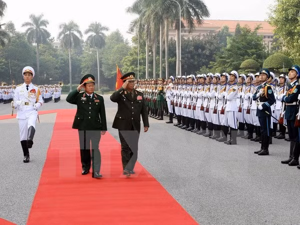 越老两国军队加强合作 ảnh 1