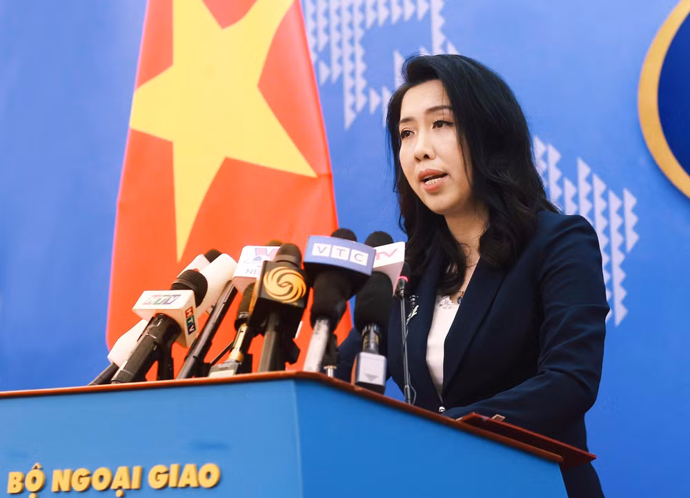 越南外交部发言人：要求中国停止侵犯行为并从越南专属经济区撤出全部船队 ảnh 1