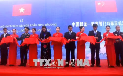  越南箐门—中国都龙口岸正式开放 ảnh 1