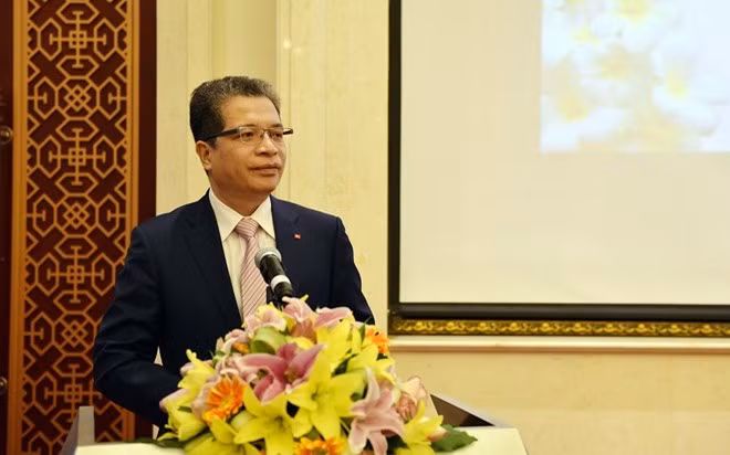 越老友好见面会在中国北京举行 ảnh 1