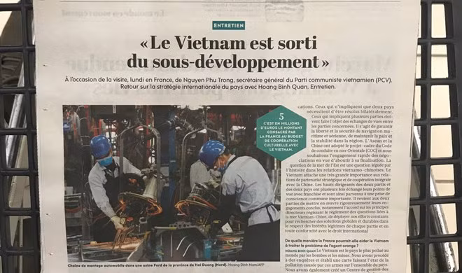 法国报刊高度评价越南经济发展成就 ảnh 1