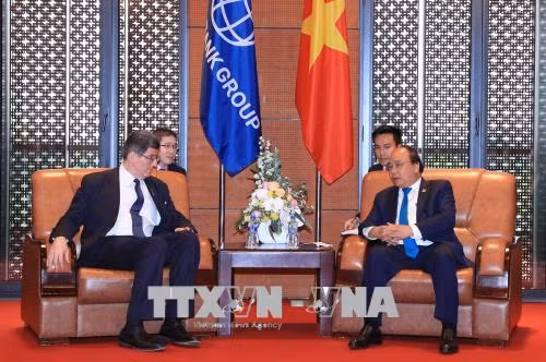 政府总理阮春福会见世界银行首席财务官 ảnh 1 政府总理阮春福会见世界银行首席财务官 ảnh 1
