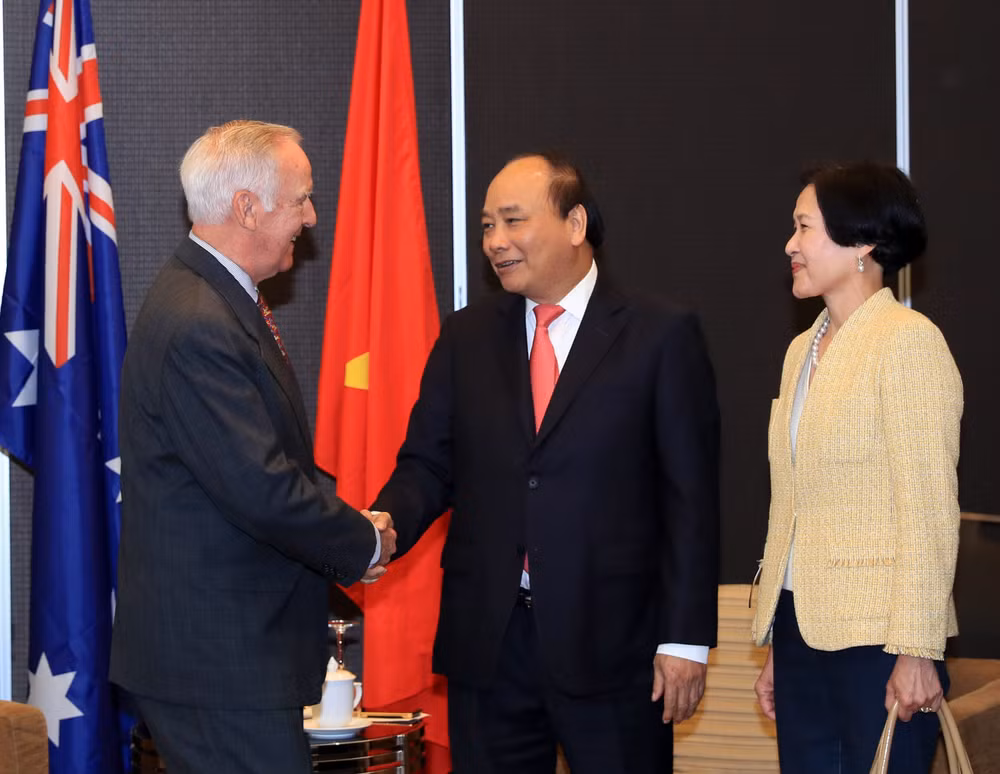 政府总理阮春福会见美国前任驻越大使 ảnh 2 政府总理阮春福会见美国前任驻越大使 ảnh 2