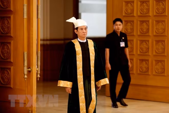 吴温敏当选为缅甸新总统 ảnh 1