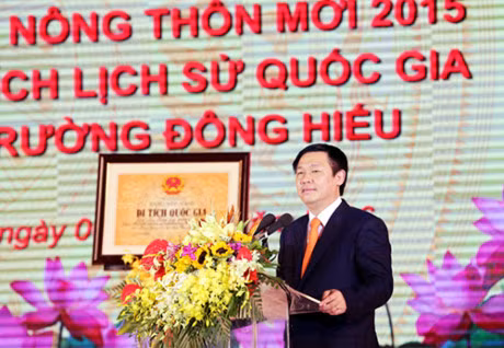 越南政府副总理王庭惠：建设新农村已经成为强大而广泛的运动 ảnh 1