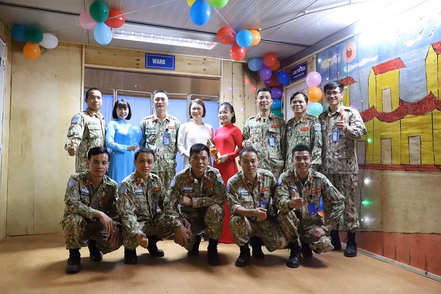 越南野战医院在南苏丹首个妇产科诊所正式开业 ảnh 2 越南野战医院在南苏丹首个妇产科诊所正式开业 ảnh 2