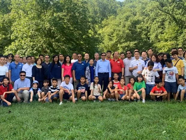 越老建交60周年：越老两国驻美国大使馆举行友好交流会 ảnh 1