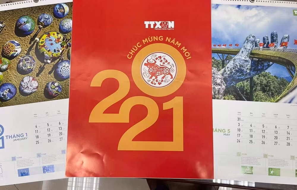 越通社首次推出互动式新年日历 允许用户查看上一年所发生的的事件 ảnh 1