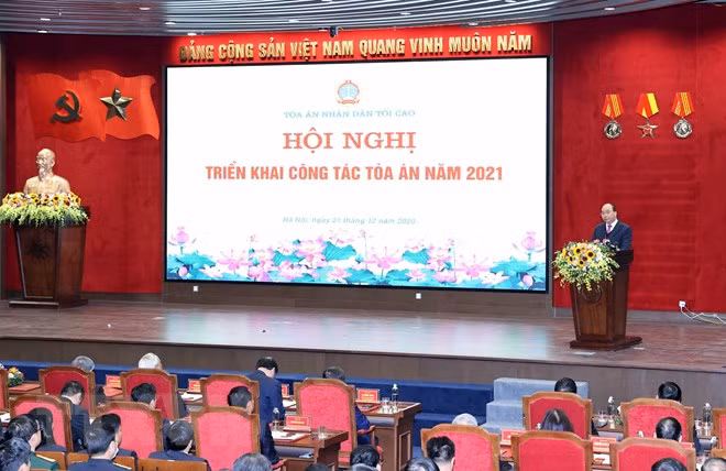 政府总理阮春福:力争将法院建设成为“保护正义的城堡” ảnh 2 政府总理阮春福:力争将法院建设成为“保护正义的城堡” ảnh 2