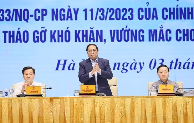 政府总理范明政：携手纾难解困 推动房地产市场发展 ảnh 1