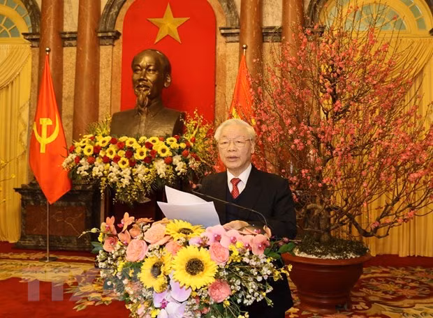 越共中央总书记、国家主席阮富仲：将机遇转化为现实，加快建设繁荣、幸福国家 ảnh 1