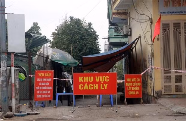 广宁省继续对东潮市11个乡坊进行临时封锁 ảnh 1