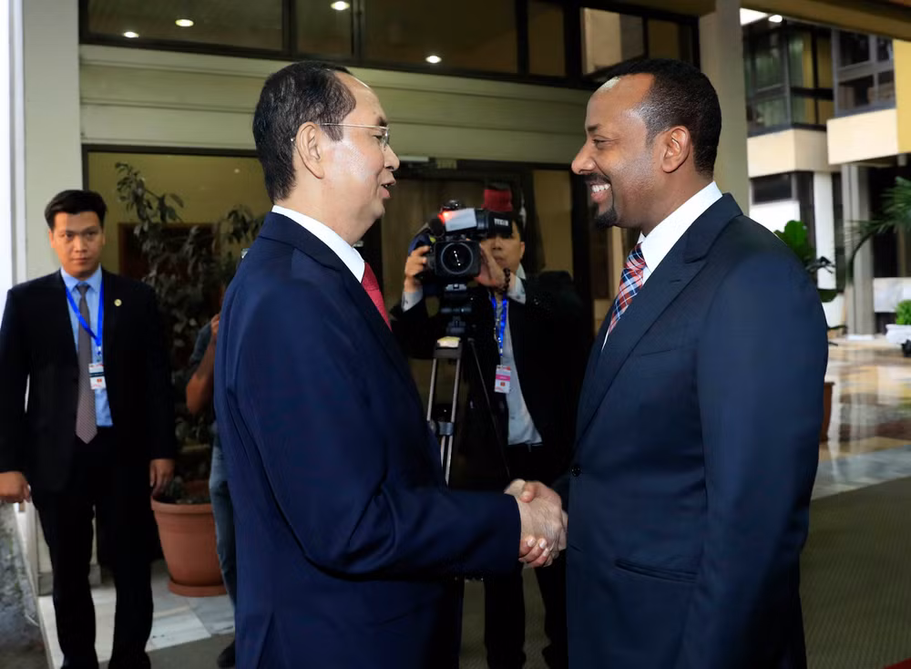 国家主席陈大光会见埃塞俄比亚总理阿比·艾哈迈德 ảnh 1 国家主席陈大光会见埃塞俄比亚总理阿比·艾哈迈德 ảnh 1