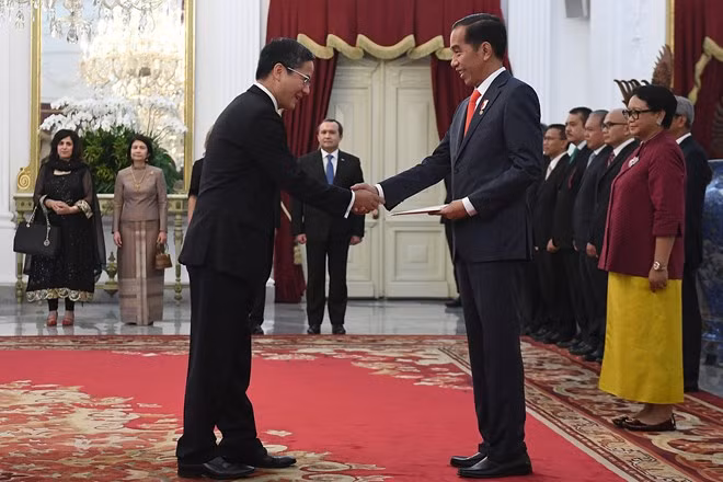 印度尼西亚总统：希望同越南领导人深入讨论共同关注的双边和多边问题 ảnh 1