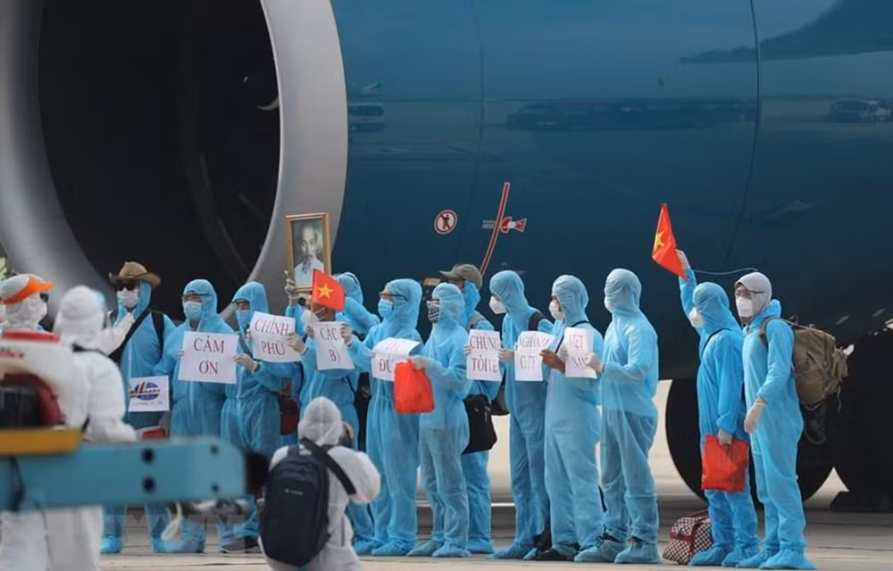 长达37个小时的回国之旅：将在赤道几内亚的越南公民安全接回国 ảnh 1