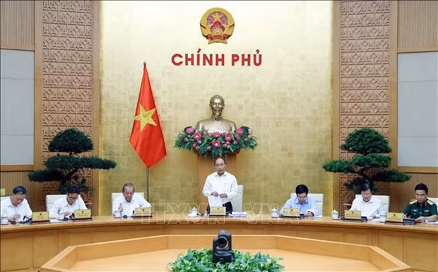 越南政府与各地方全国视频会议发表决议 ảnh 1 越南政府与各地方全国视频会议发表决议 ảnh 1