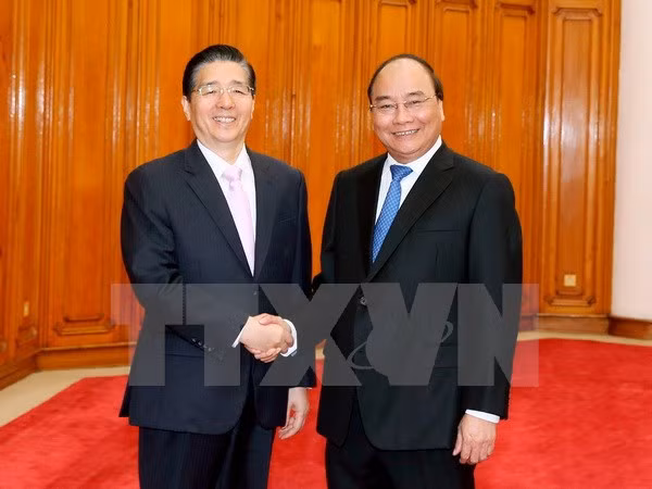 越南政府总理阮春福会见中国公安部部长郭声琨 ảnh 1 越南政府总理阮春福会见中国公安部部长郭声琨 ảnh 1