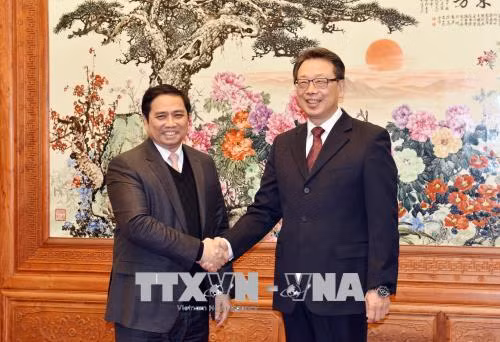 越南共产党代表团对中国进行工作访问 ảnh 1