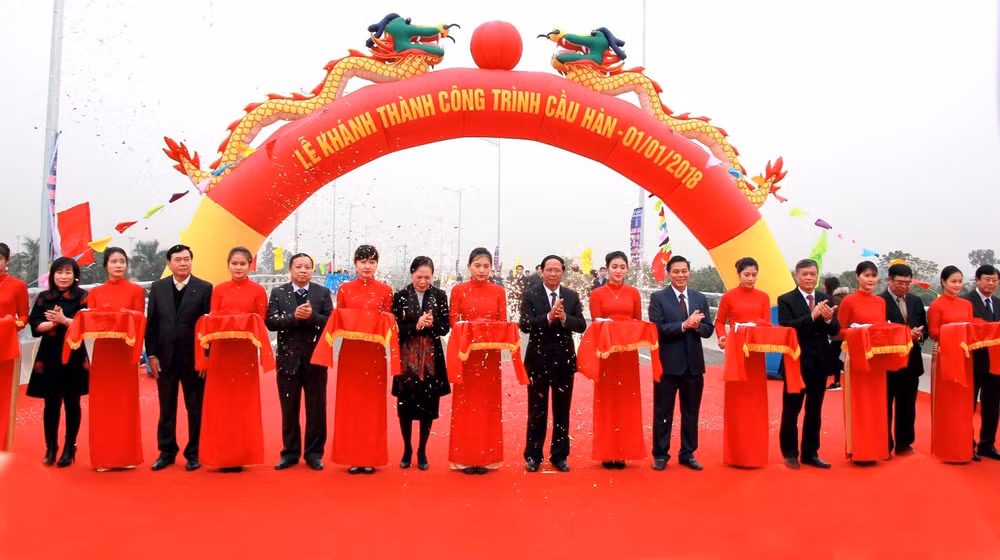 海防市投资总额1550万美元的两座桥正式建成通车 ảnh 1 海防市投资总额1550万美元的两座桥正式建成通车 ảnh 1