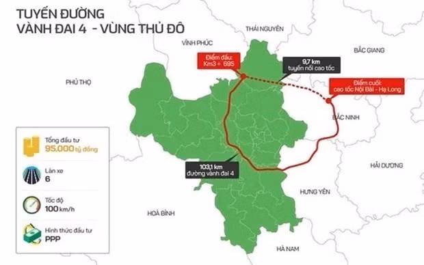 河内都市区四环路项目将于6月25日动工 ảnh 1