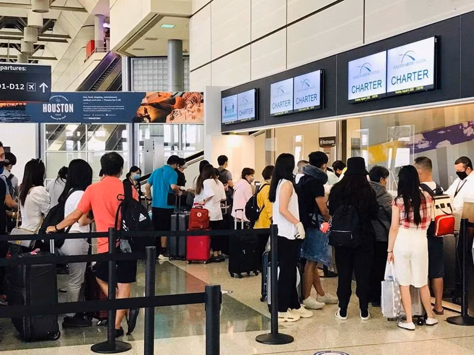 将在美国的近350名越南公民接回国 ảnh 1