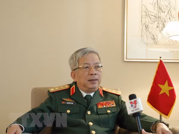 阮志咏上将：确保越南维和力量安全是当前疫情情况下的重点任务 ảnh 1