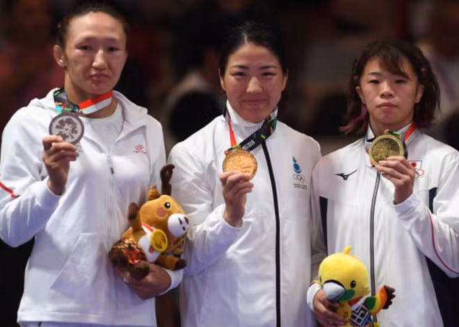 ASIAD 2018:蒙古失摔跤金牌 越南体育代表团最终位居16位 ảnh 1 ASIAD 2018:蒙古失摔跤金牌 越南体育代表团最终位居16位 ảnh 1