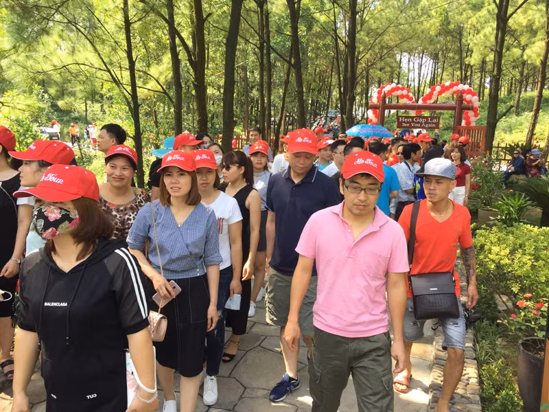 广宁省汪秘市安中湖生态旅游景区正式亮相 ảnh 1