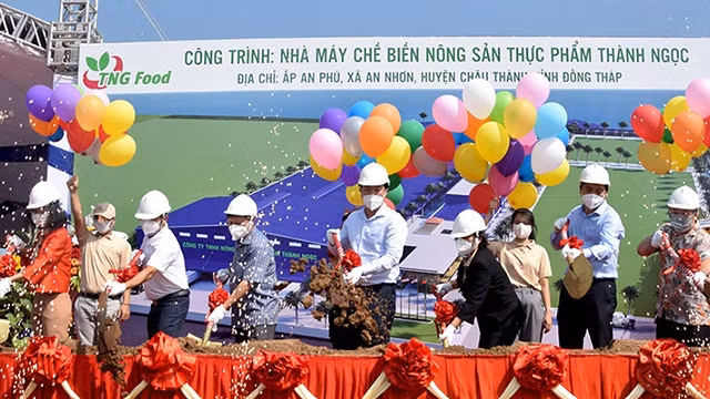 投资额5000亿越盾的农粮加工厂动工兴建 ảnh 1 投资额5000亿越盾的农粮加工厂动工兴建 ảnh 1
