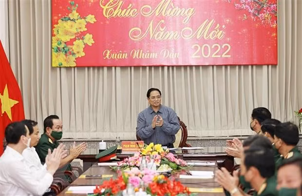 越南政府总理在芹苴市开展春节前走访慰问活动 ảnh 2 越南政府总理在芹苴市开展春节前走访慰问活动 ảnh 2