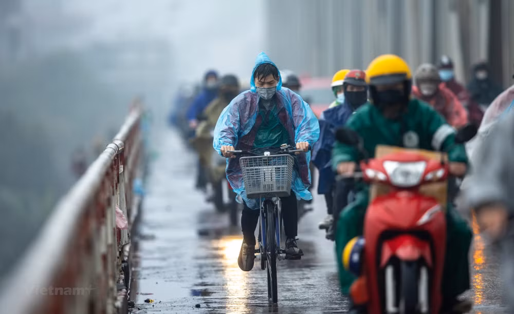 越南北部地区仍维持寒冷天气 山区出现雷阵雨 ảnh 1 越南北部地区仍维持寒冷天气 山区出现雷阵雨 ảnh 1