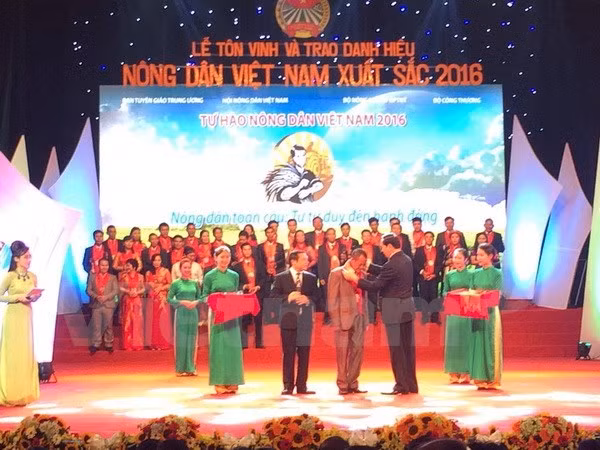陈大光主席出席2016年越南优秀农民表彰会 ảnh 1 陈大光主席出席2016年越南优秀农民表彰会 ảnh 1