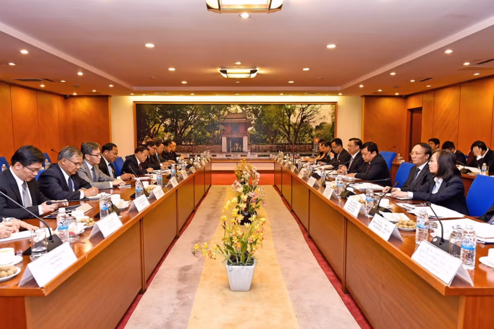 越老两国财政部加强合作关系 ảnh 2