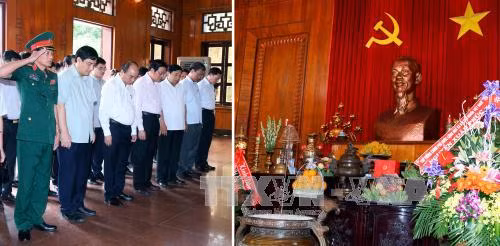 阮春福总理走访慰问越南人民军第四军区干部战士 ảnh 3