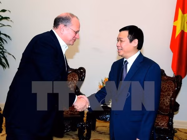 王廷惠副总理会见友邦保险有限公司首席执行官兼总裁杜嘉祺 ảnh 1 王廷惠副总理会见友邦保险有限公司首席执行官兼总裁杜嘉祺 ảnh 1