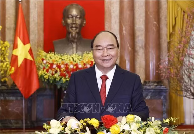 越南国家主席阮春福发表二〇二二壬寅虎年新春贺词 ảnh 1 越南国家主席阮春福发表二〇二二壬寅虎年新春贺词 ảnh 1