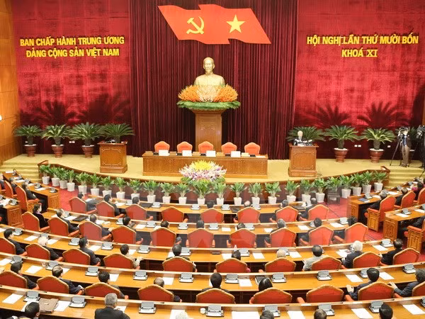 越共第十一届中央委员会第十四次全体会议闭幕 ảnh 1