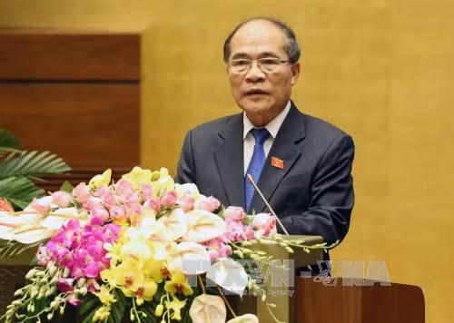 越南国会首次普选70周年纪念典礼在河内隆重举行 ảnh 4
