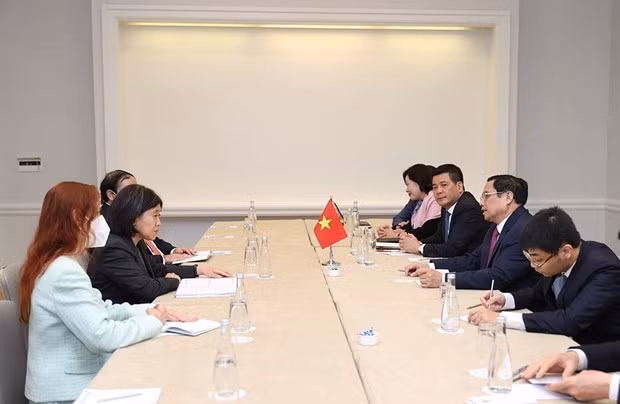政府总理范明政会见美国贸易代表凯瑟琳·泰 ảnh 2 政府总理范明政会见美国贸易代表凯瑟琳·泰 ảnh 2