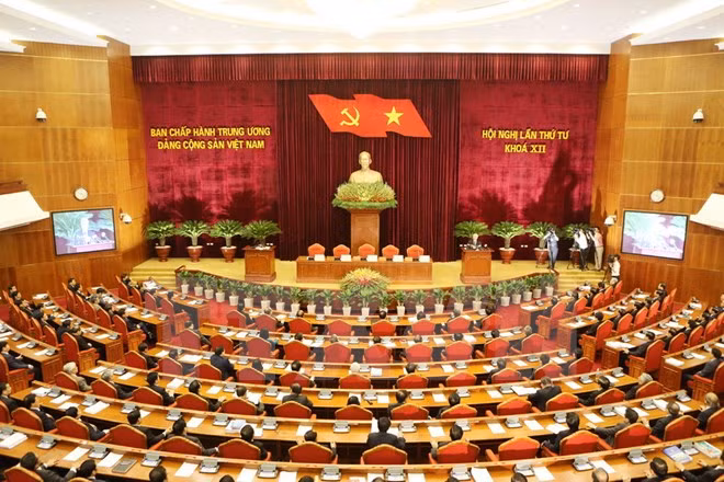 越共十二届四中全会决议:认真搞好整党建党工作 ảnh 1 越共十二届四中全会决议:认真搞好整党建党工作 ảnh 1