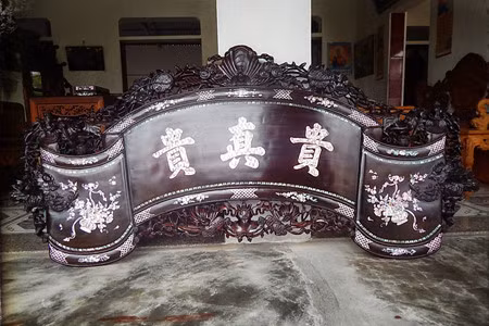 造访专门制作仿古木制品的海明乡 ảnh 1