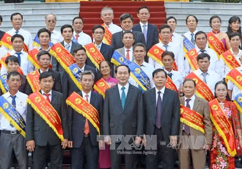 陈大光主席：农业和农村工业化和现代化是越南首要任务之一 ảnh 1