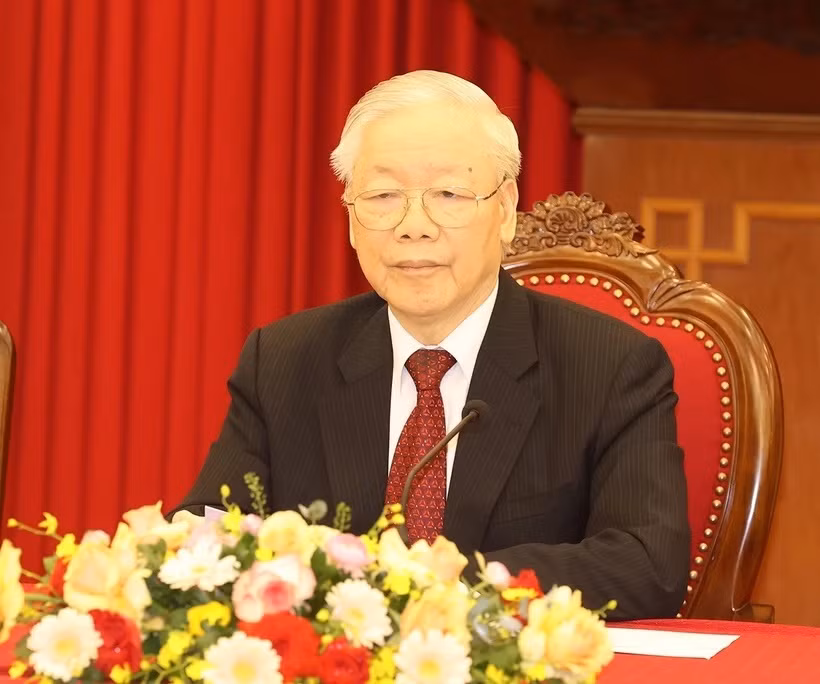 阮富仲总书记关于干部选拔任用工作的讲话：祖国的利益高于一切！ ảnh 1