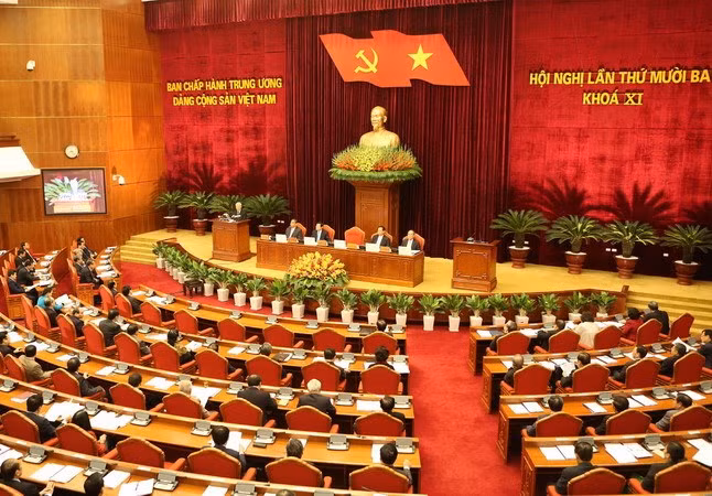 越共十一届十三中全会第四天新闻公报 ảnh 1