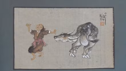 越韩两国人民“文化对接”画展在河内开展 ảnh 1