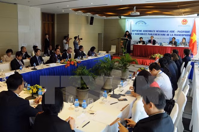 法语国家议会大会亚太地区第七届会议在胡志明市开幕 ảnh 1