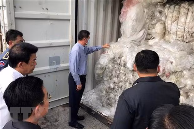 柬埔寨将全部塑料垃圾集装箱退回美国和加拿大 ảnh 1
