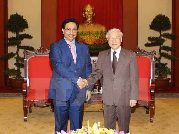 阮富仲总书记会见科威特首相贾比尔 ảnh 1