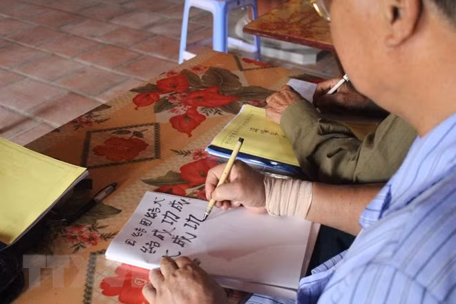 老年汉南字培训班为弘扬传统文化做出贡献 ảnh 2