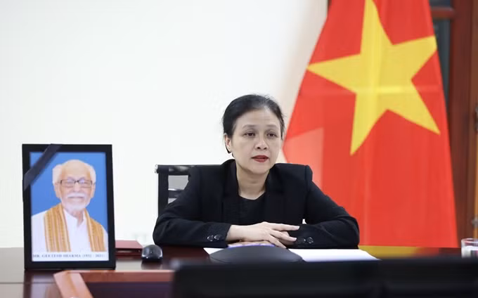 越南人民的好朋友——吉特什·夏尔马吊唁仪式以线上方式举行 ảnh 1 越南人民的好朋友——吉特什·夏尔马吊唁仪式以线上方式举行 ảnh 1